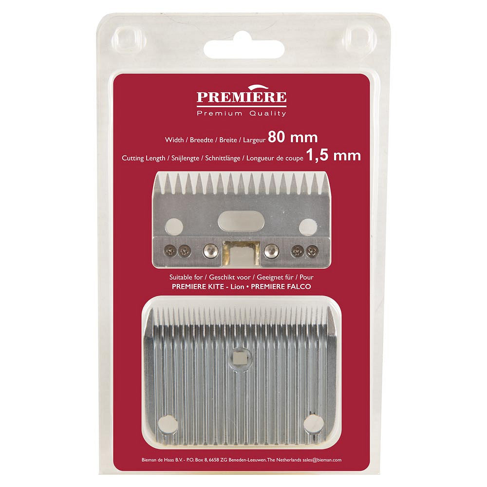 Lames de Tondeuses Premiere Falco, Kite Li-Ion et Vulture 1,5 mm