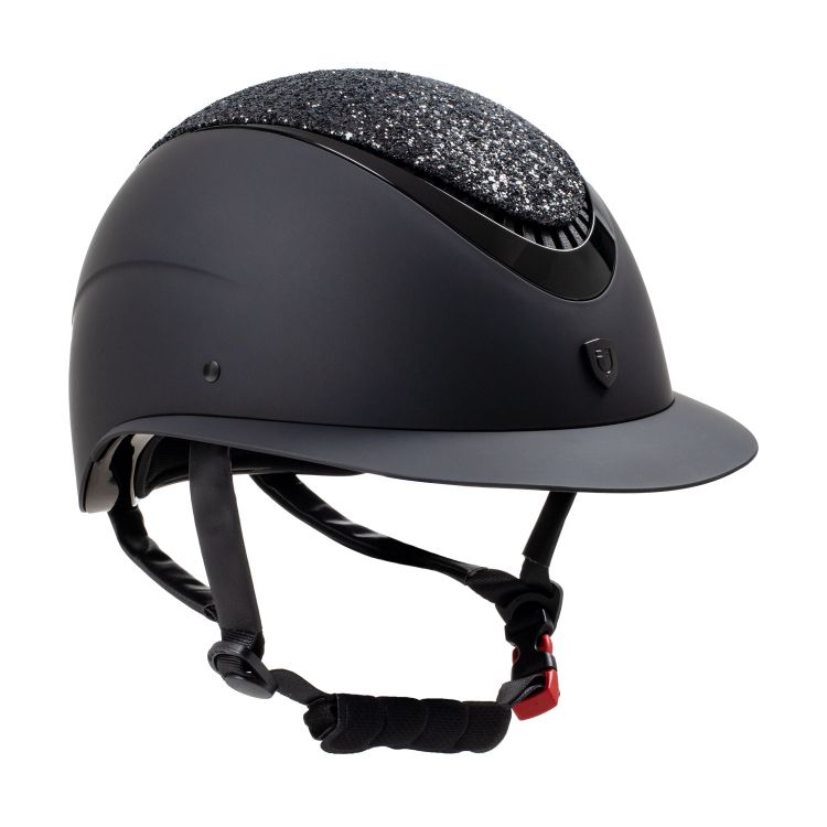 Casque Large visière paillettes - EQUESTRO