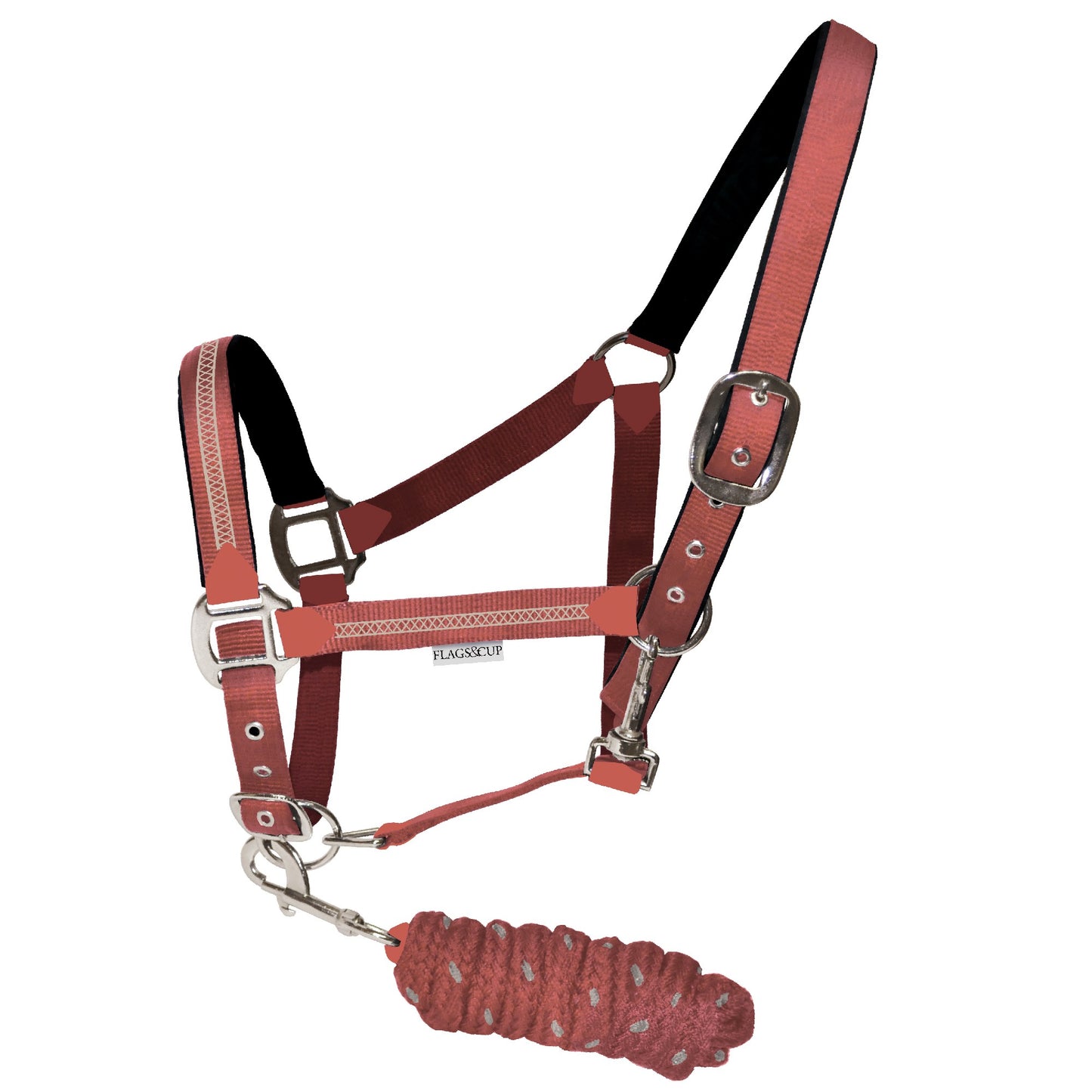 Set licol et longe COLCA corail - Canter