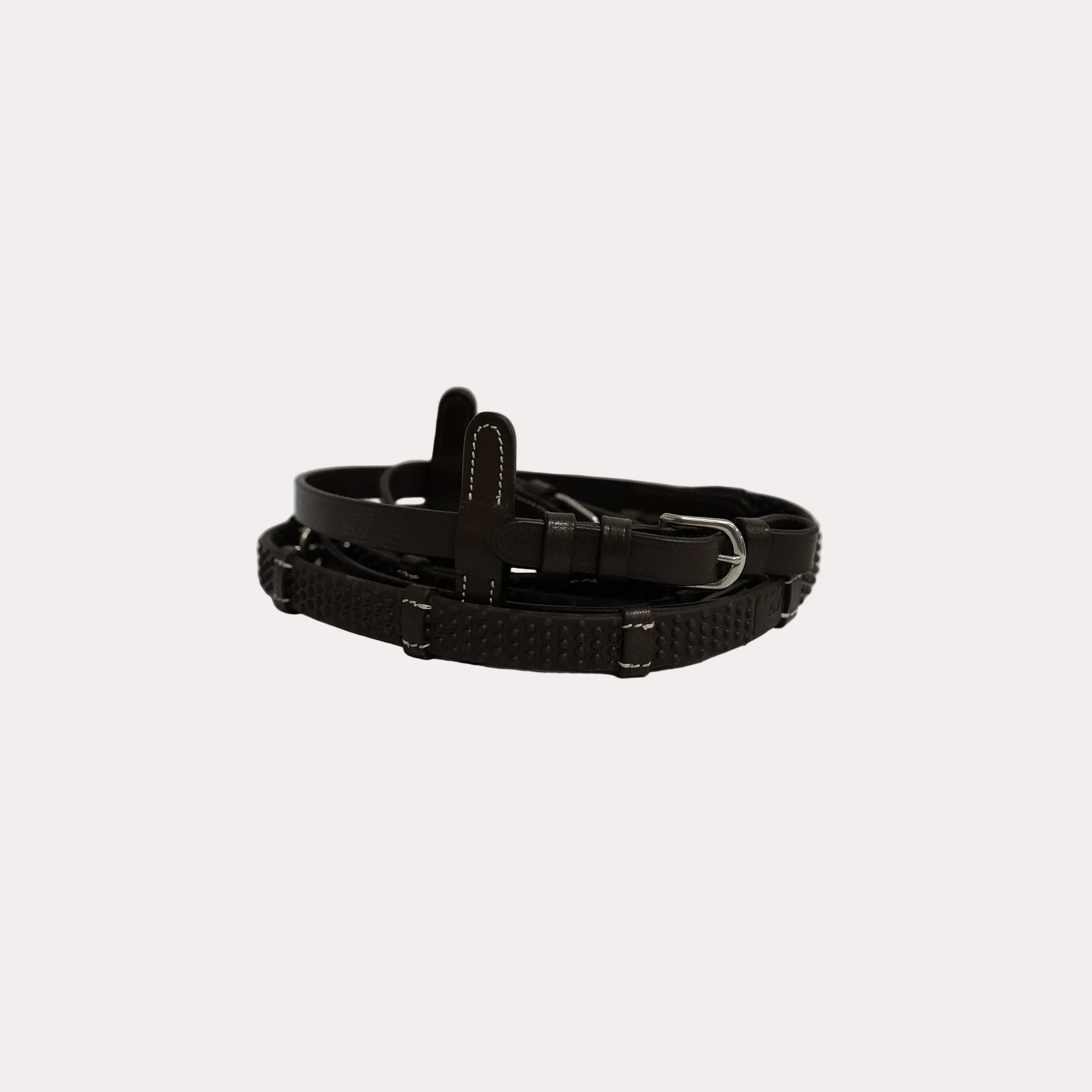 Rênes Caoutchouc Soft Linea À 7 Arrêtoirs - CANTER