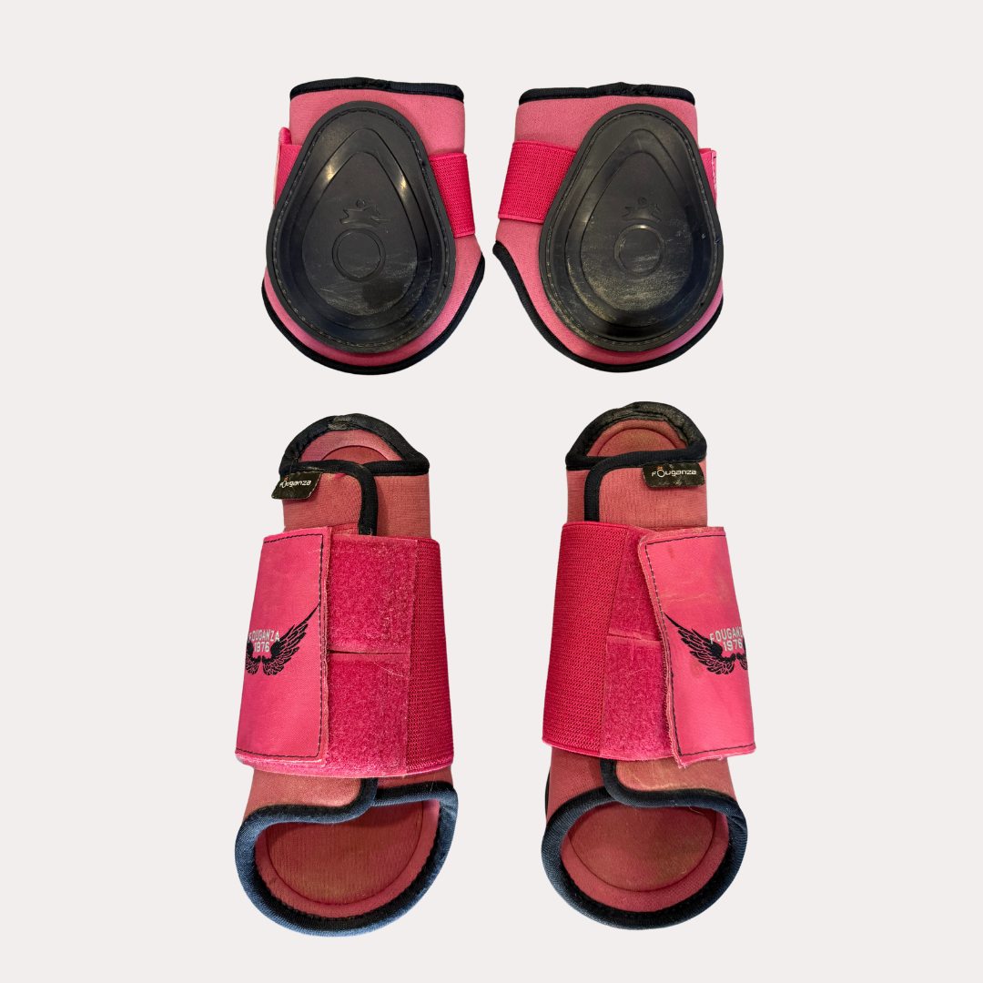 lot protection rose Poney Fouganza