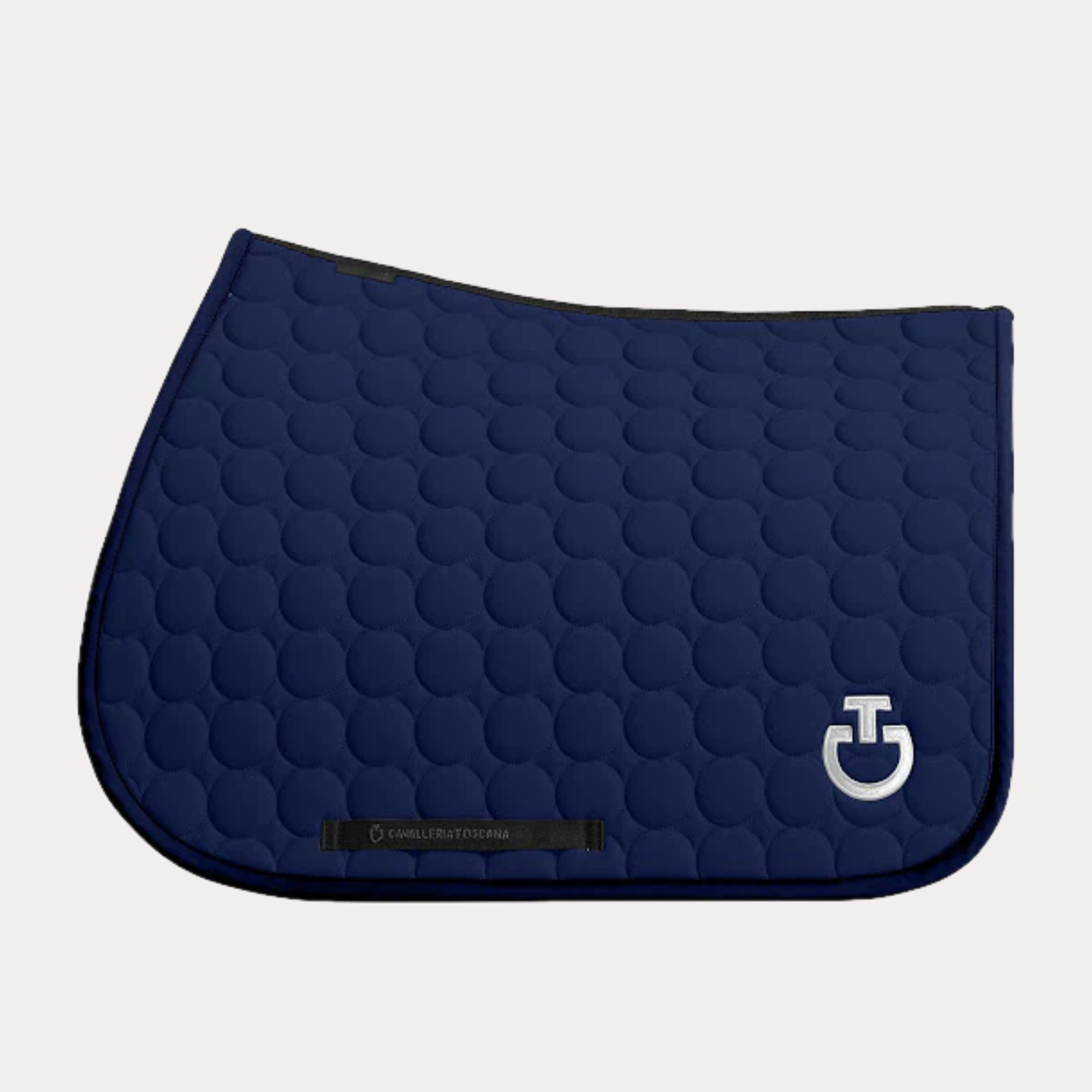 Tapis de selle Circular Quilted Midnight  blue - Cavalleria Toscana