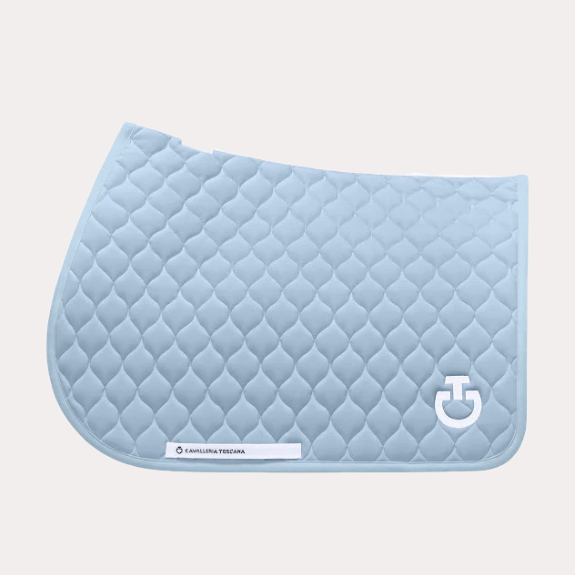 Tapis de selle Circular Quilted Sky blue - Cavalleria Toscana