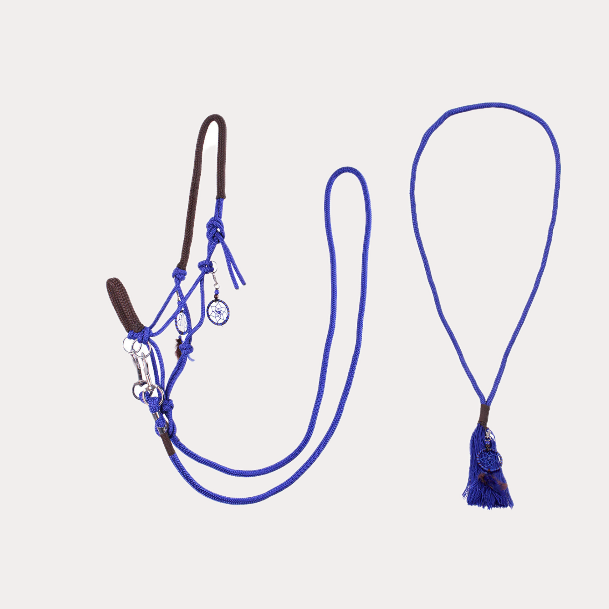 QHP ROPE HALTER COMBI LIBERTY Green | De Kroo Equestrian QHP ROPE HALTER COMBI LIBERTY Green | De Kroo Equestrian