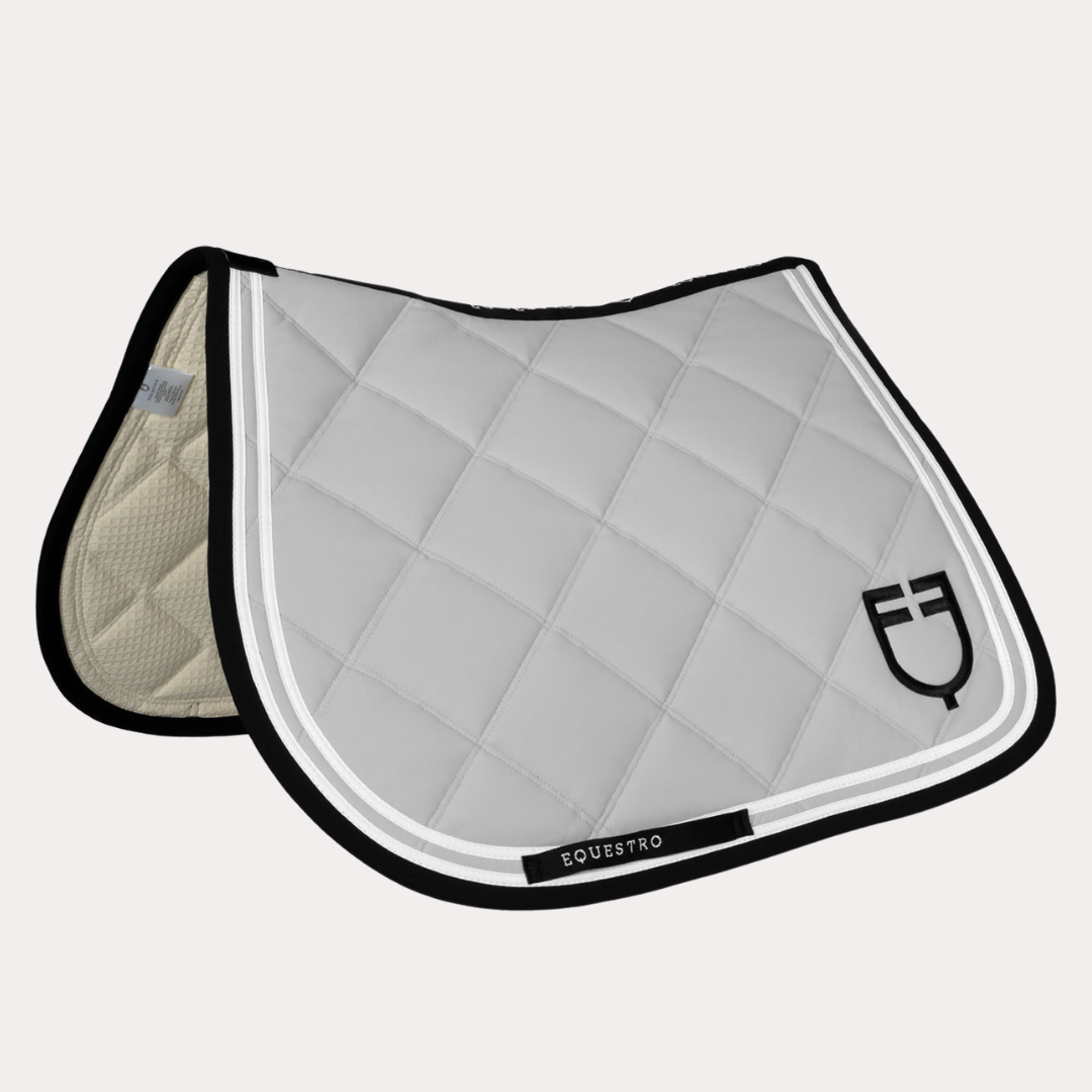Tapis double Stripe HARBOR MIST/BLACK - EQUESTRO