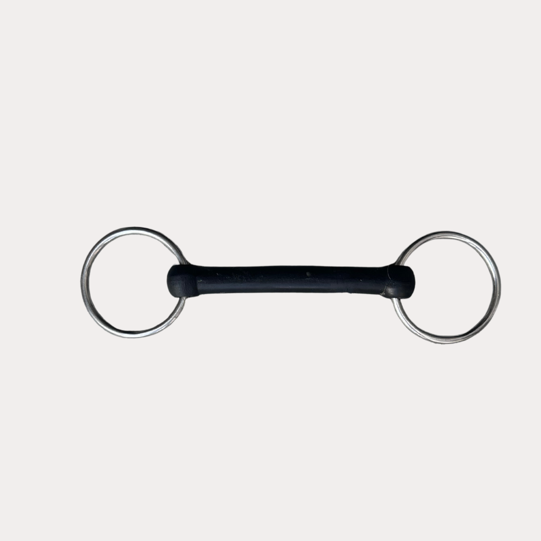 Mors droit caoutchouc  125cm