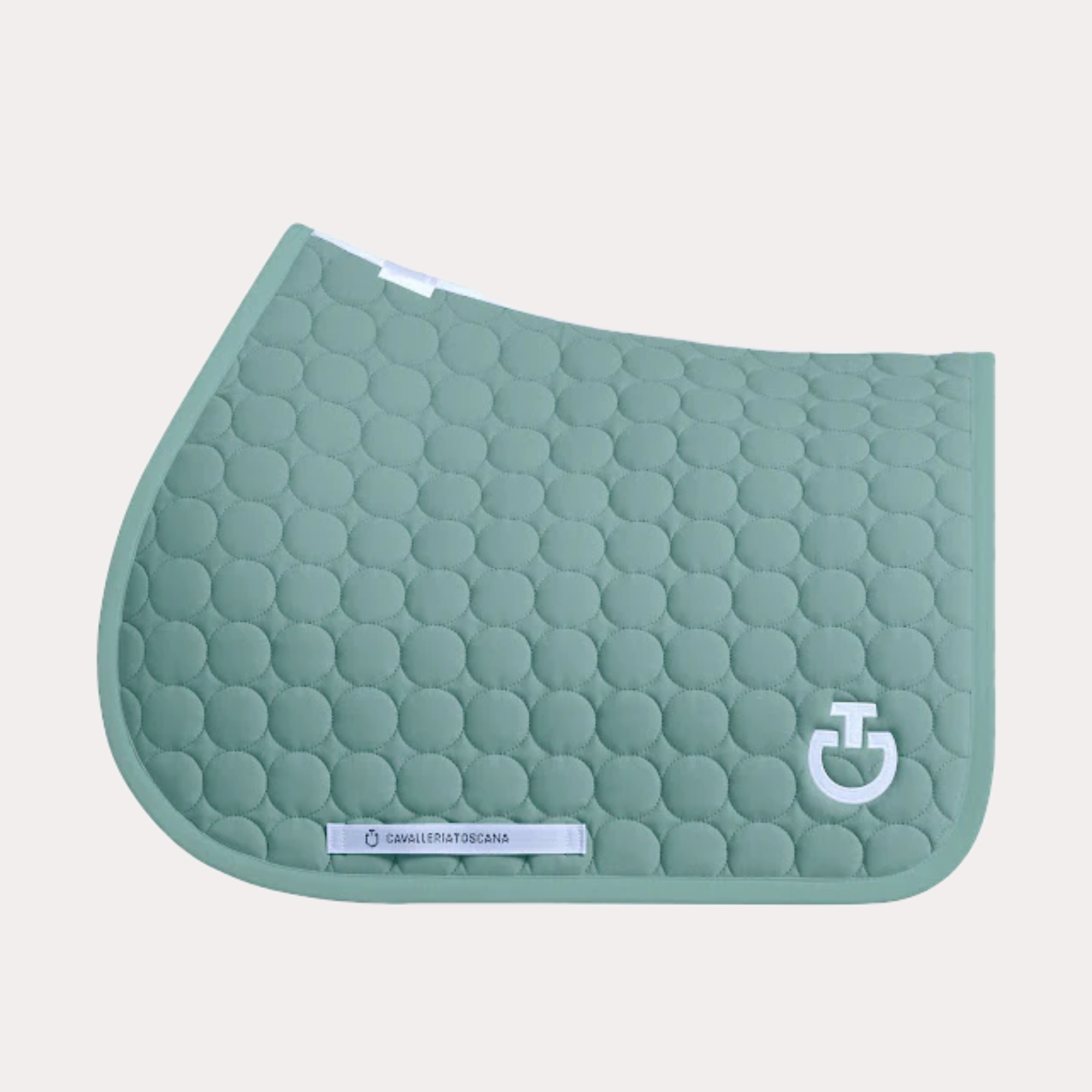 Tapis de selle Circular Quilted Mint green - Cavalleria Toscana