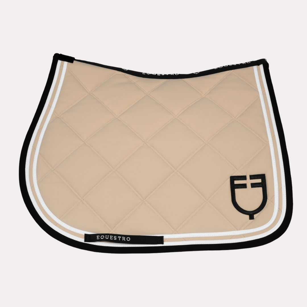 Tapis double Stripe OXFORD TAN/BLACK - EQUESTRO
