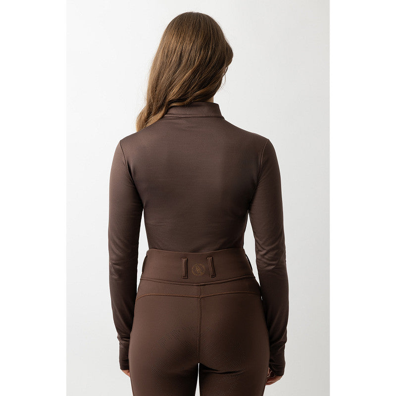 Pull demi-zippé Lieke Ladies Choco martini - BR