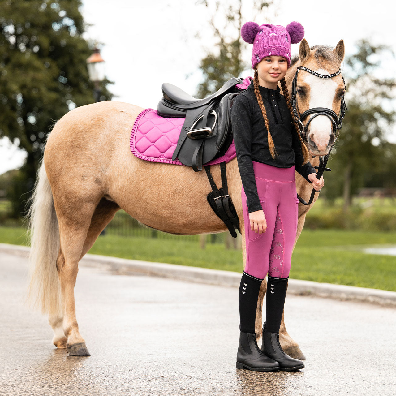 Chaussettes d'équitation Lissie (lot de 2) - QHP