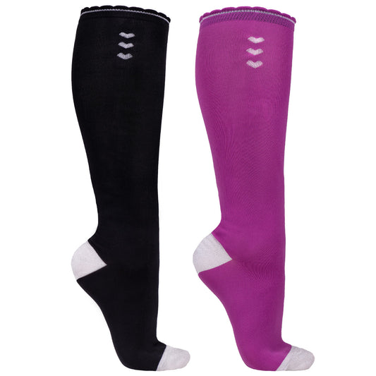 Chaussettes d'équitation Lissie (lot de 2) - QHP