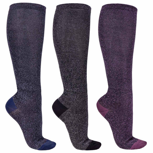 Chaussettes d'équitation collection (lot de 3) - QHP