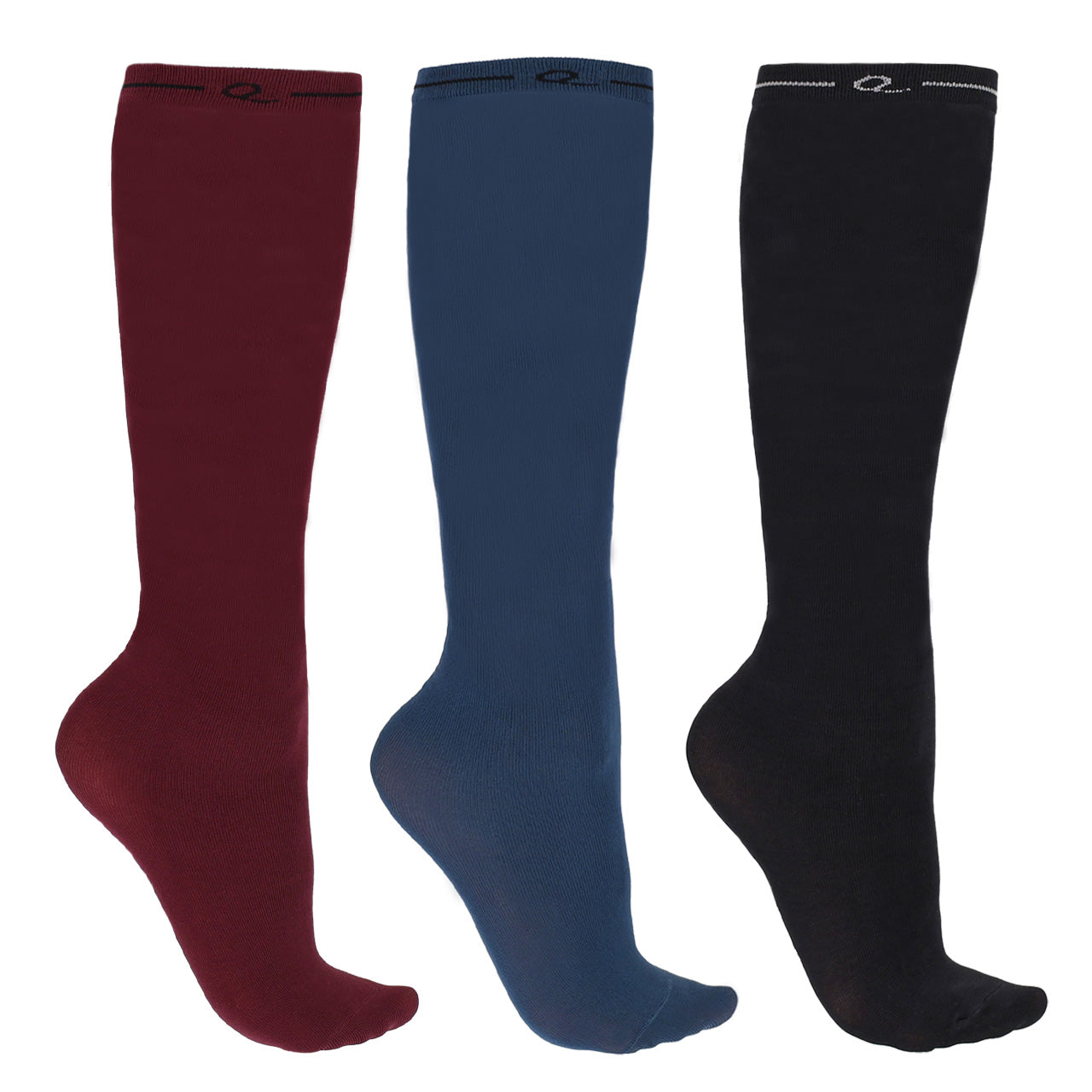 Chaussettes d'équitation (lots de 3) - QHP
