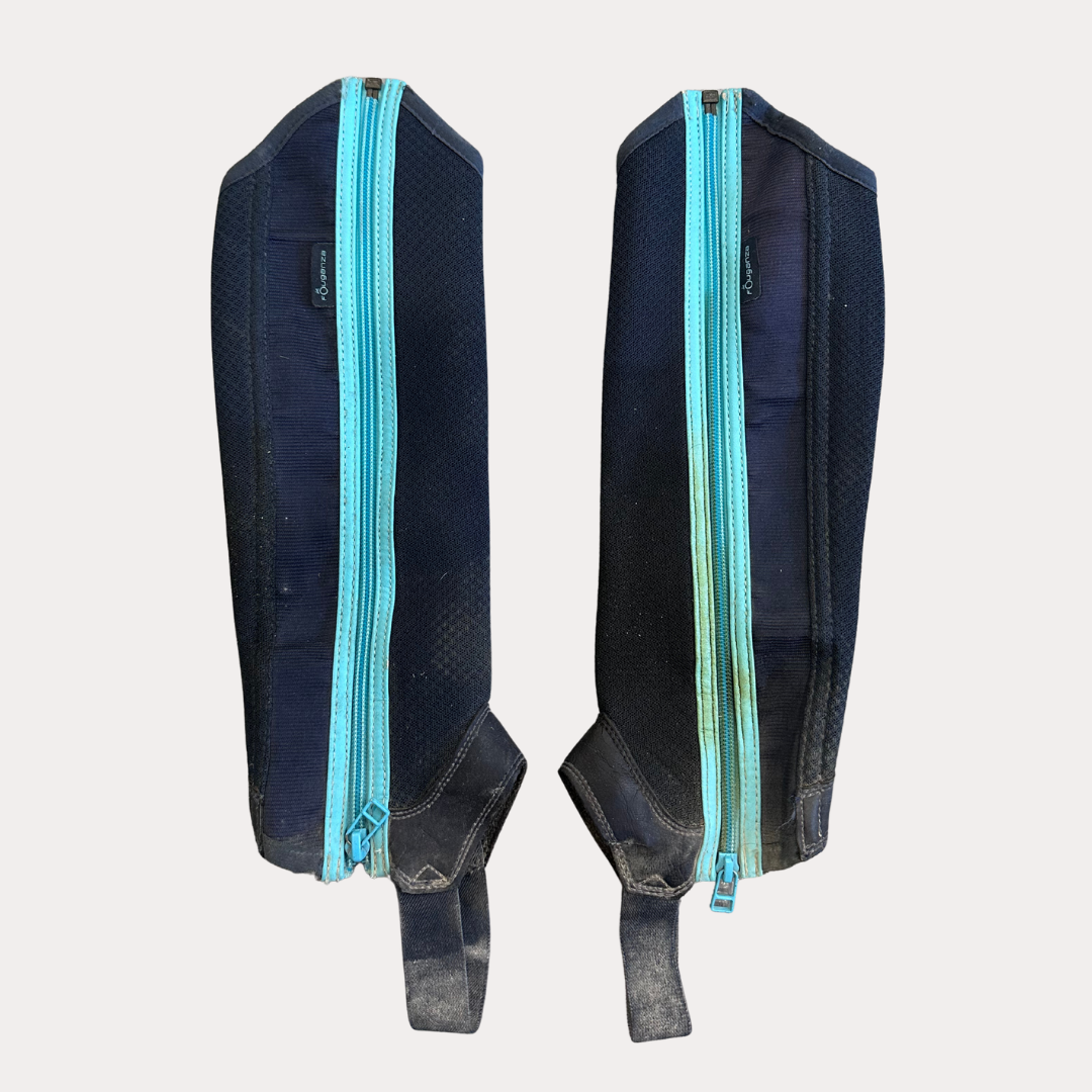 Mini chaps bleu Fouganza