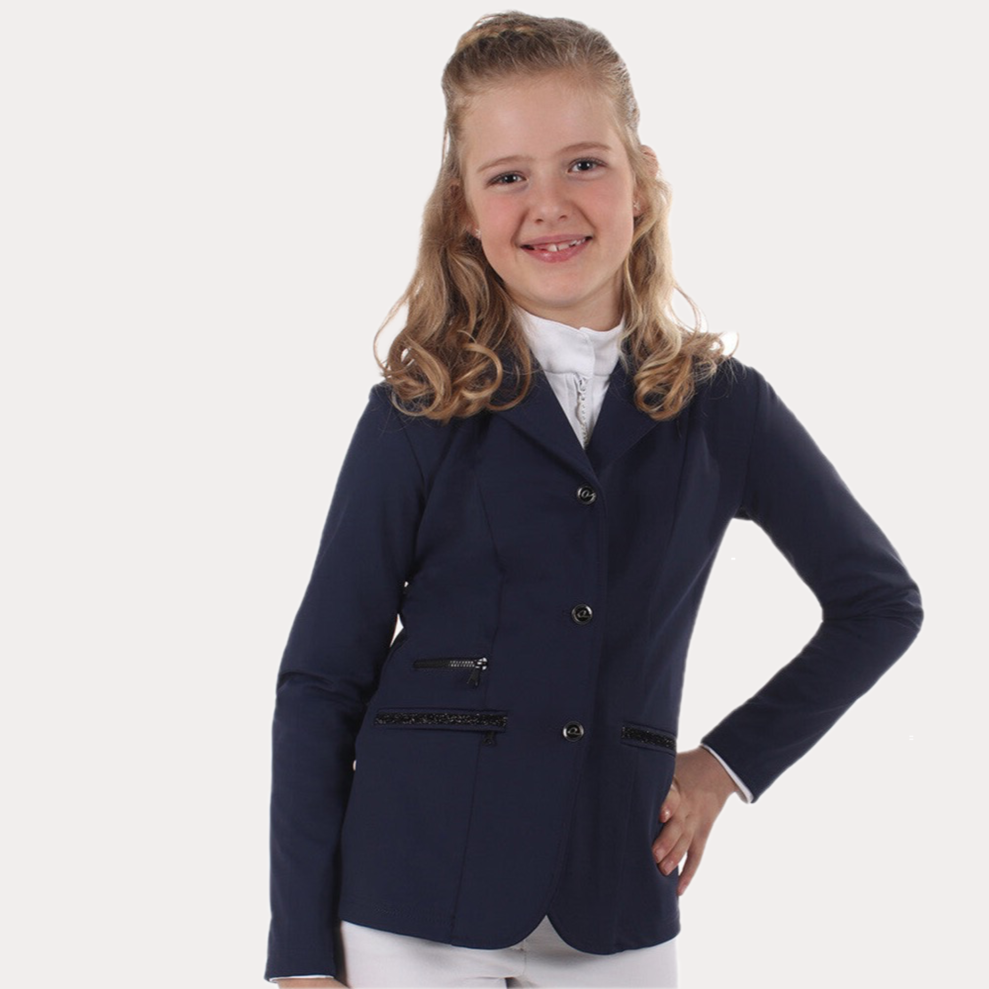 Veste de concours Juliet Junior noir - QHP