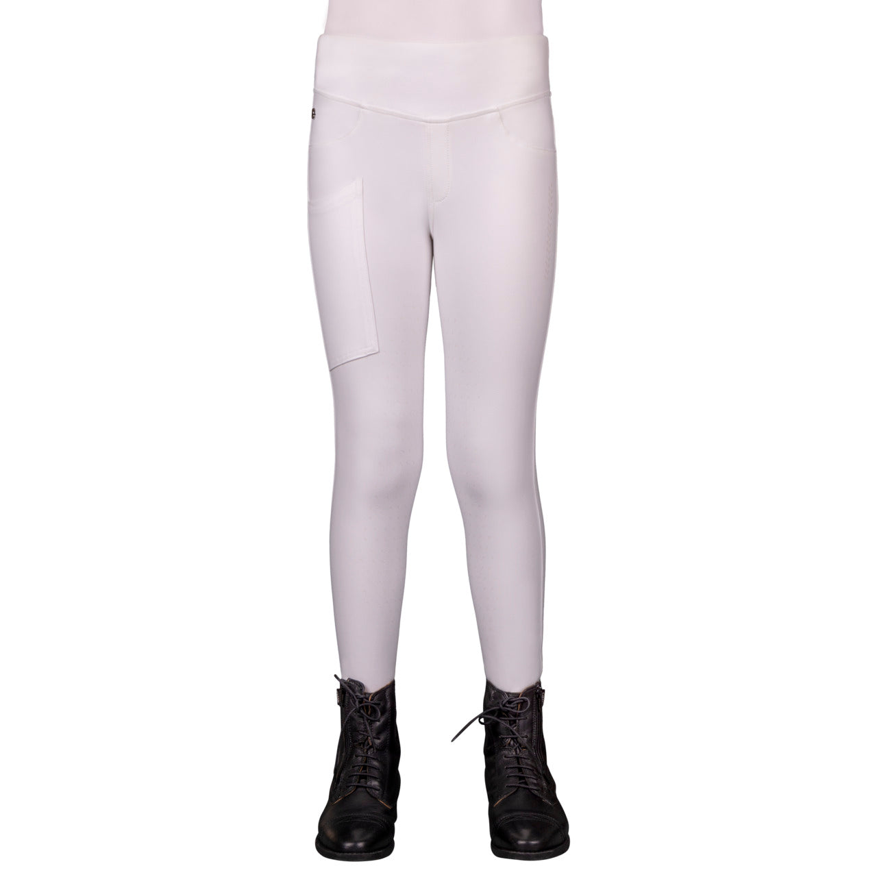 Legging d'équitation junior Kae leg grip - QHP