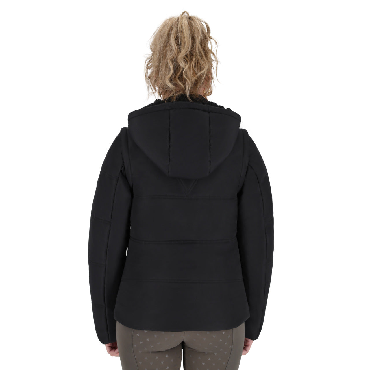 Veste d'hiver Rayah avec manches amovibles noir - QHP