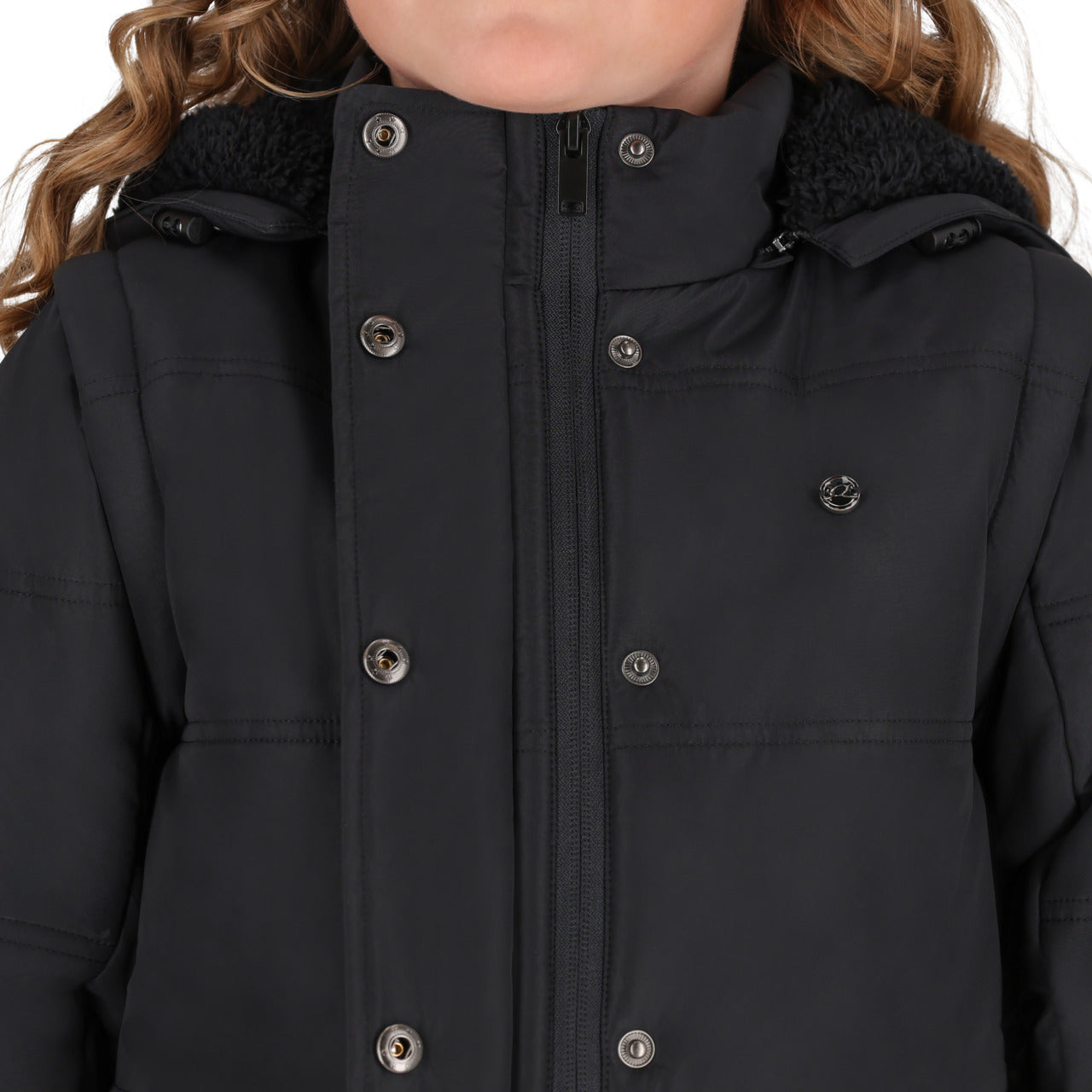 Veste d'hiver Rayah avec manches amovibles enfant - QHP