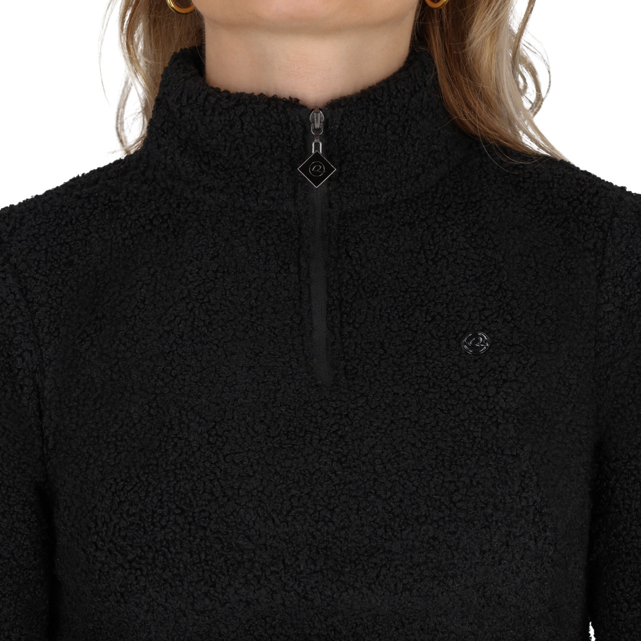 Pull demi-zippé Teddie - QHP