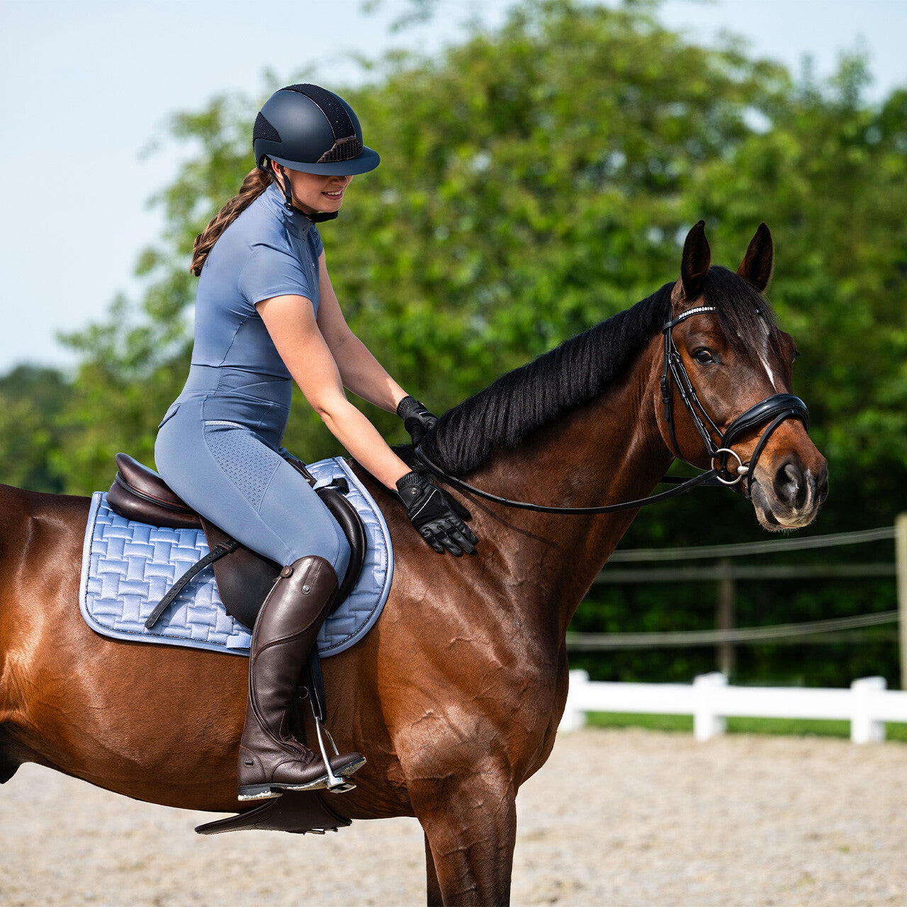 Legging d'équitation Aubree leg grip - QHP