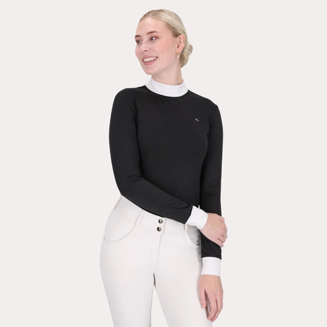 Polo de concours Amilara noir - QHP
