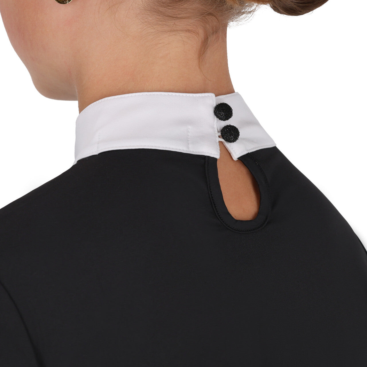 Polo de concours Amilara junior noir - QHP