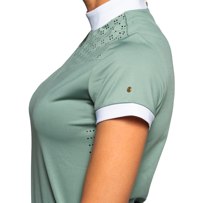 Polo De Concours ISLA Manches Courtes vert - F&C
