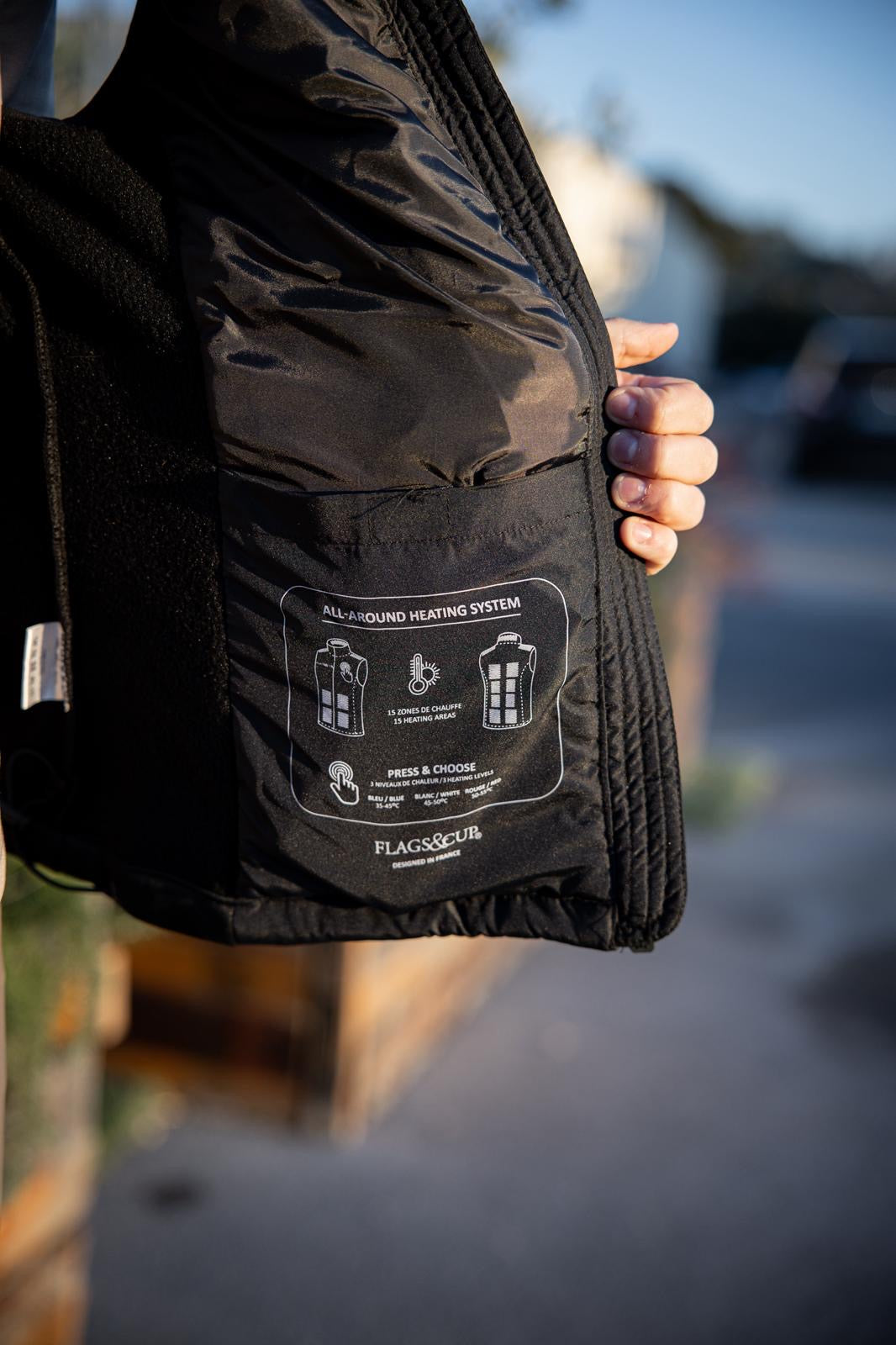 Bodywarmer Chauffant Unisex ESPOO - F&C