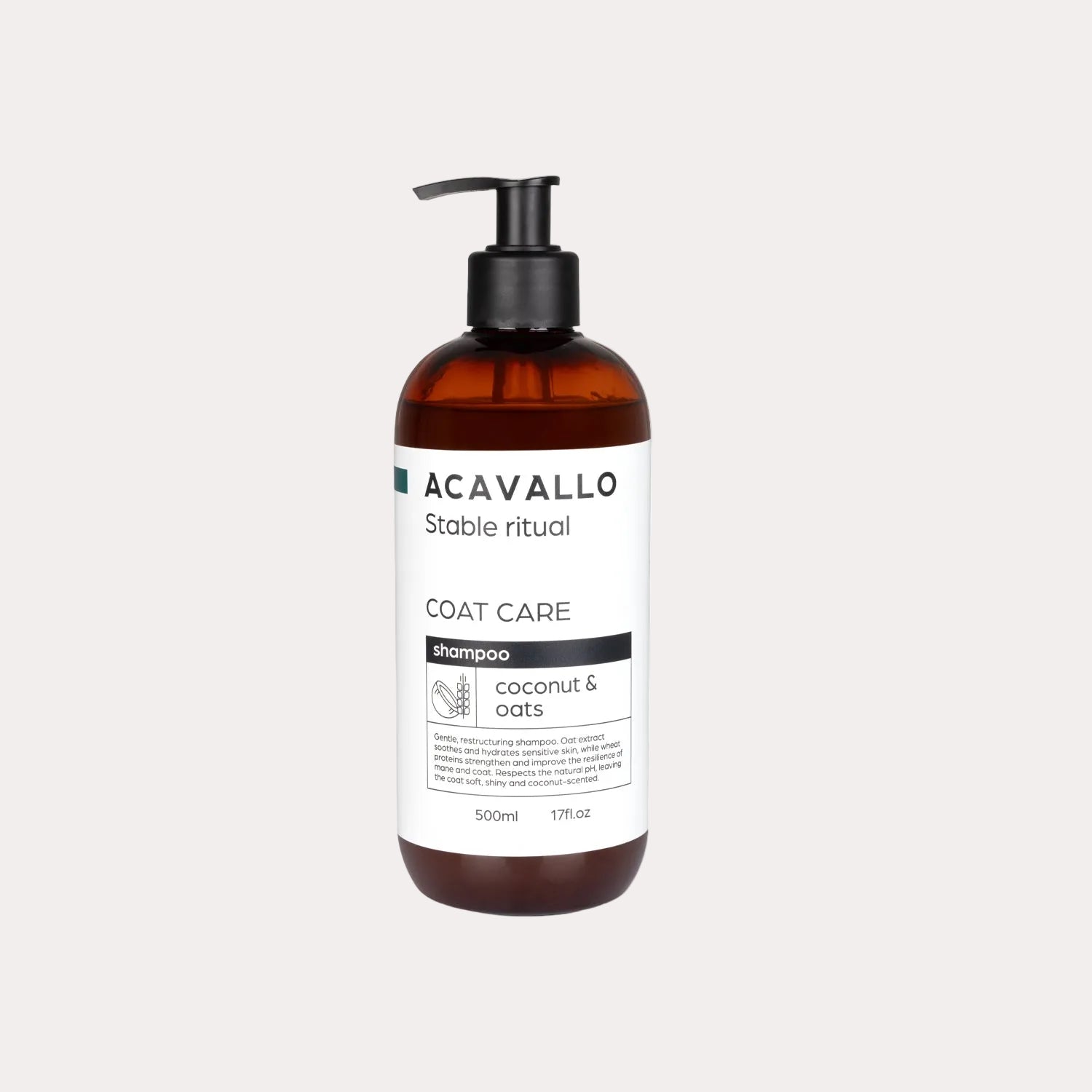 Shampoo à la noix de coco et amande 500ml - ACAVALLO