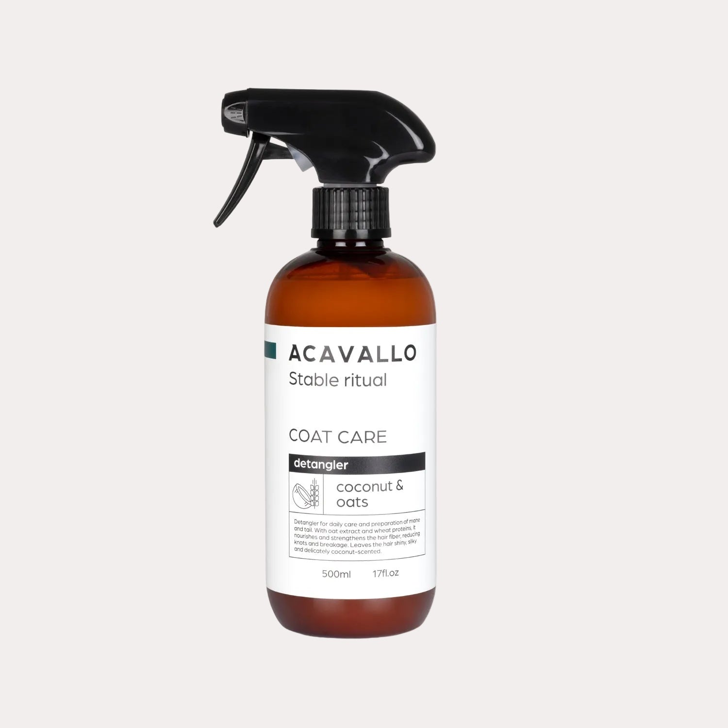 Démêlant noix de coco et avoine 500ml -ACAVALLO