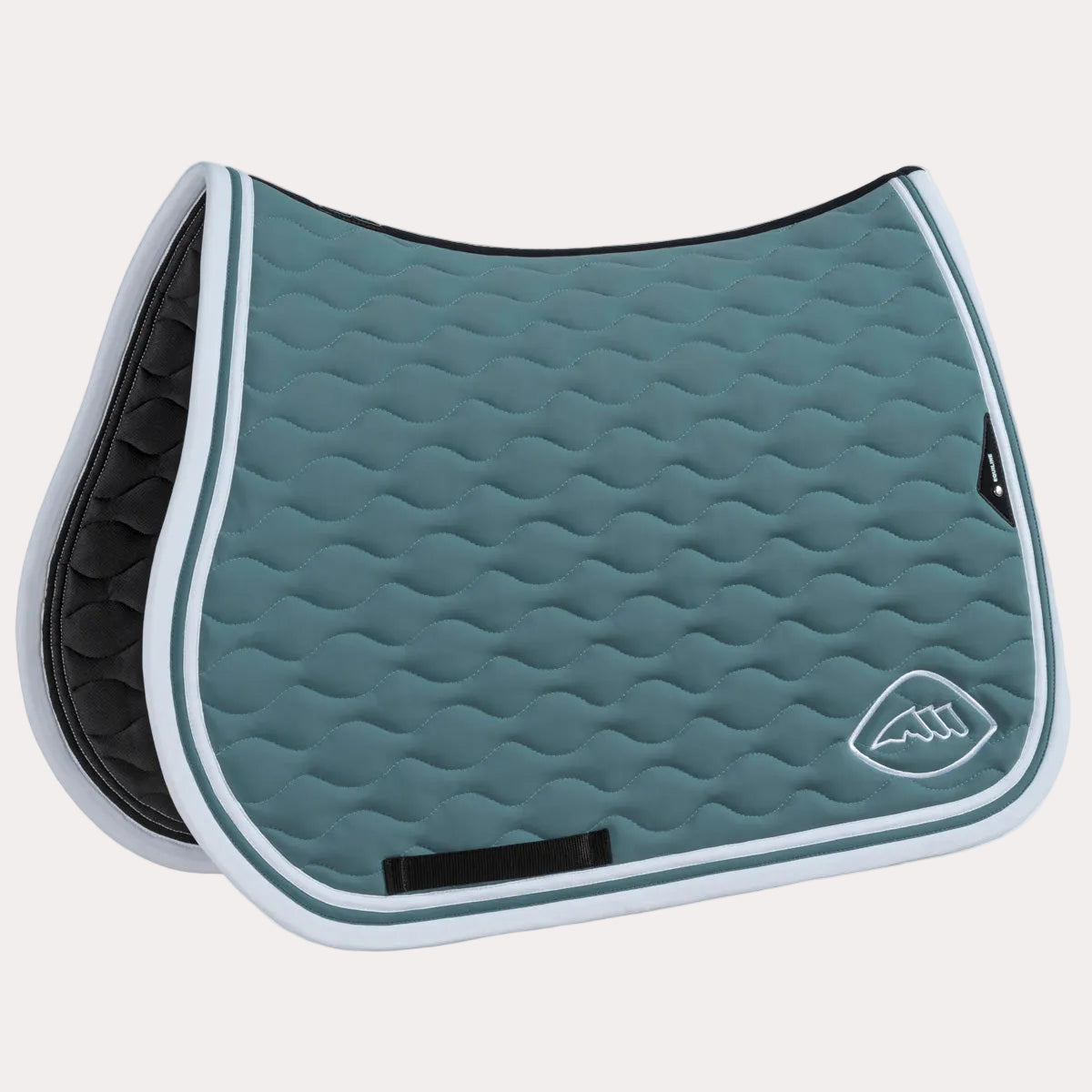 TAPIS DE SELLE MATELASSE TECH ONDA vert - EQUILINE