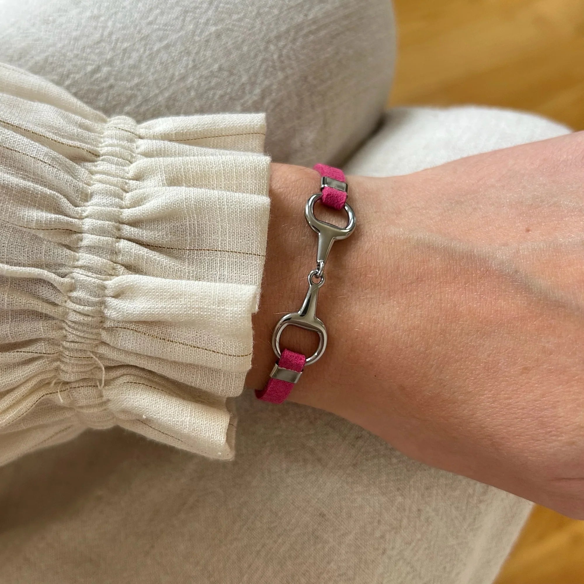 Bracelet  LILO (argent/fushia) - EQUESTRIAN