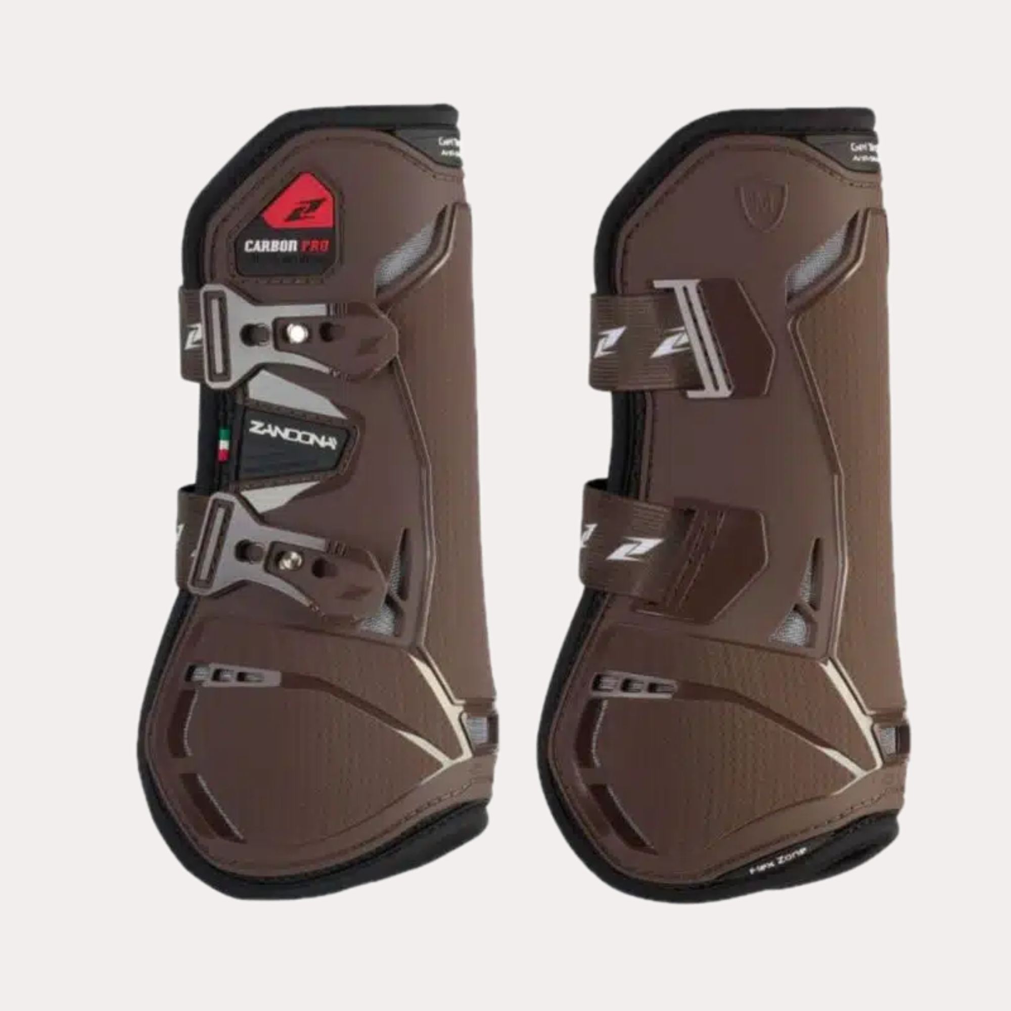 Protège tendons CARBON PRO marron - ZANDONA