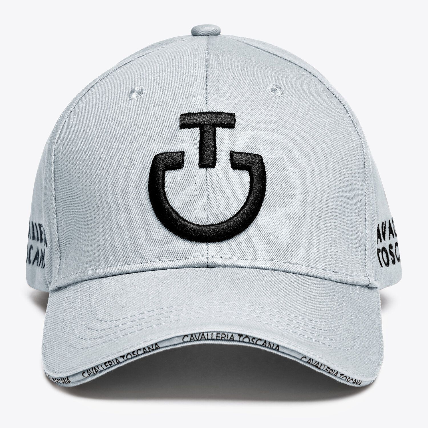 Casquette logo brodé Grey / noir - CAVALLERIA TOSCANA