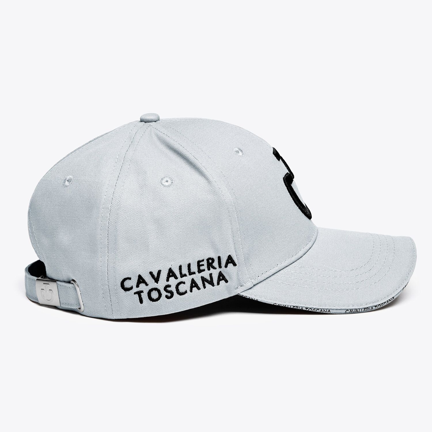 Casquette logo brodé Grey / noir - CAVALLERIA TOSCANA