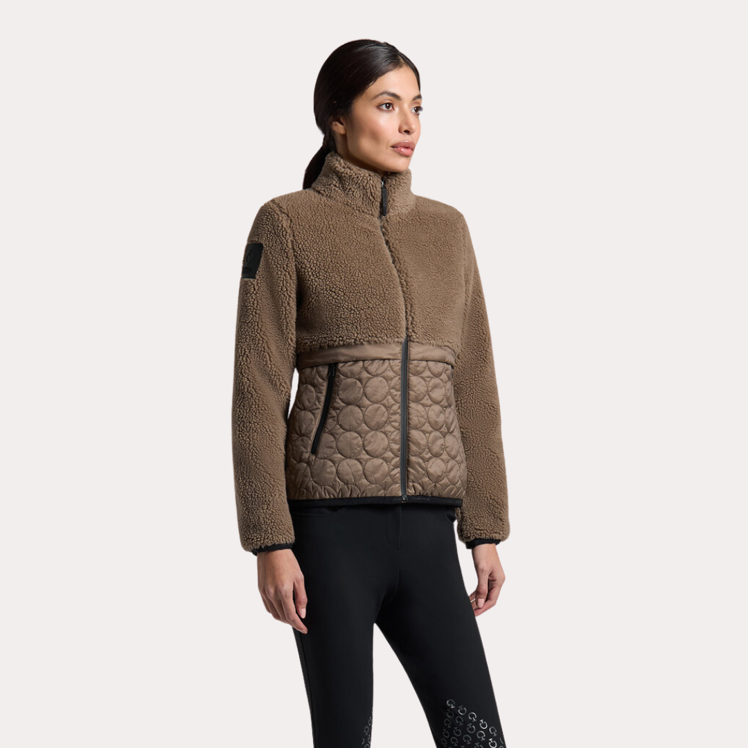 Veste Teddy Bear fleece avec fermeture éclair - CAVALLERIA TOSCANA