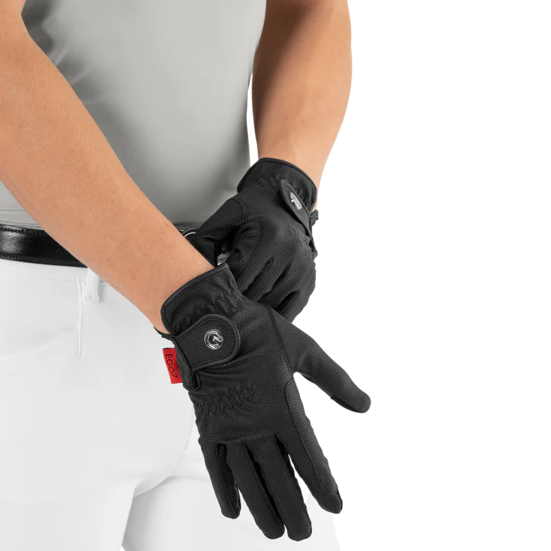 Gants d'équitation Action Glove noir - EGO7
