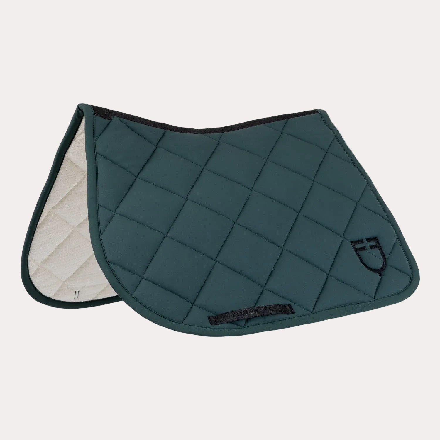 Tapis de selle de saut avec matelassage en losanges et logo brodé PINE GROVE - EQUESTRO