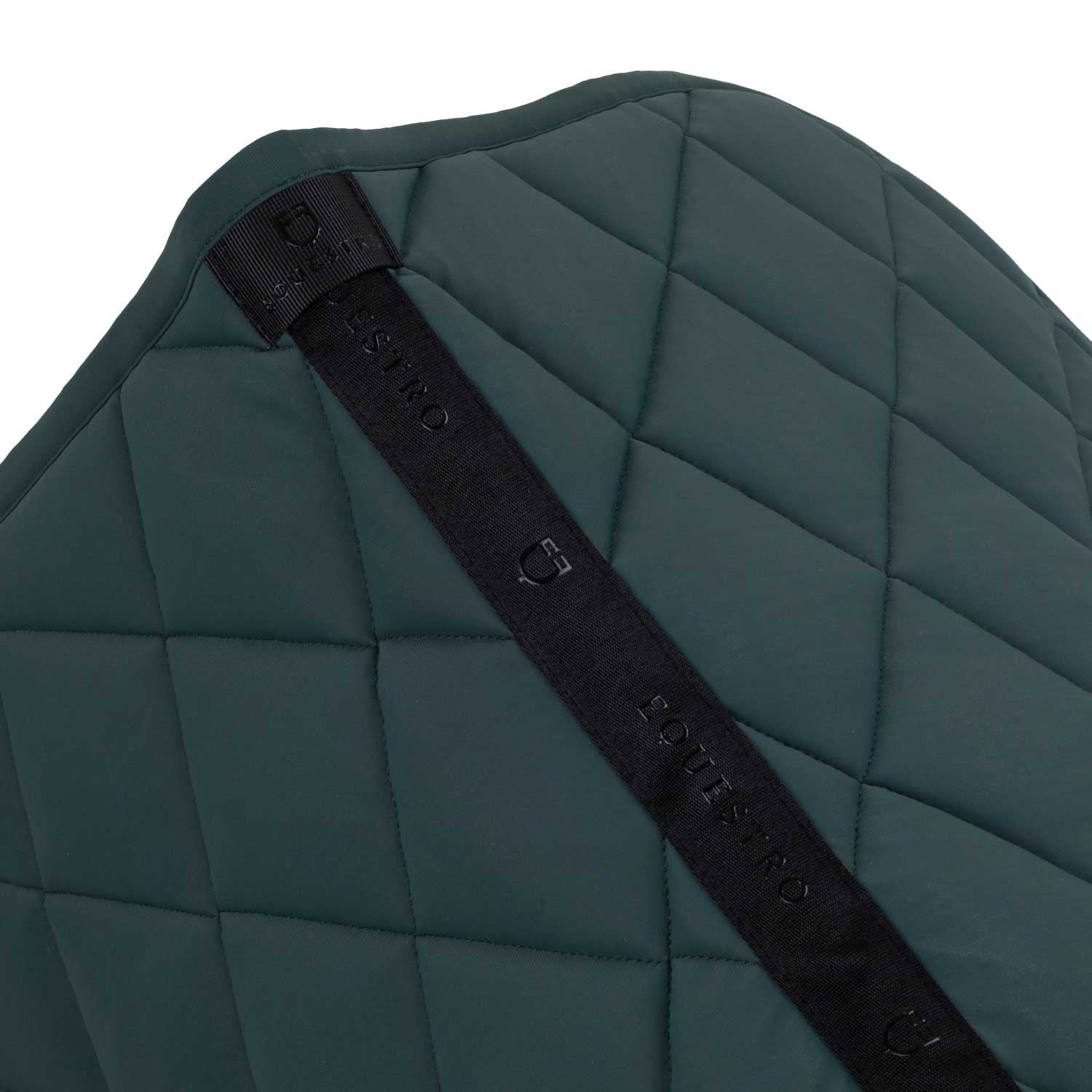 Tapis de selle de saut avec matelassage en losanges et logo brodé PINE GROVE - EQUESTRO