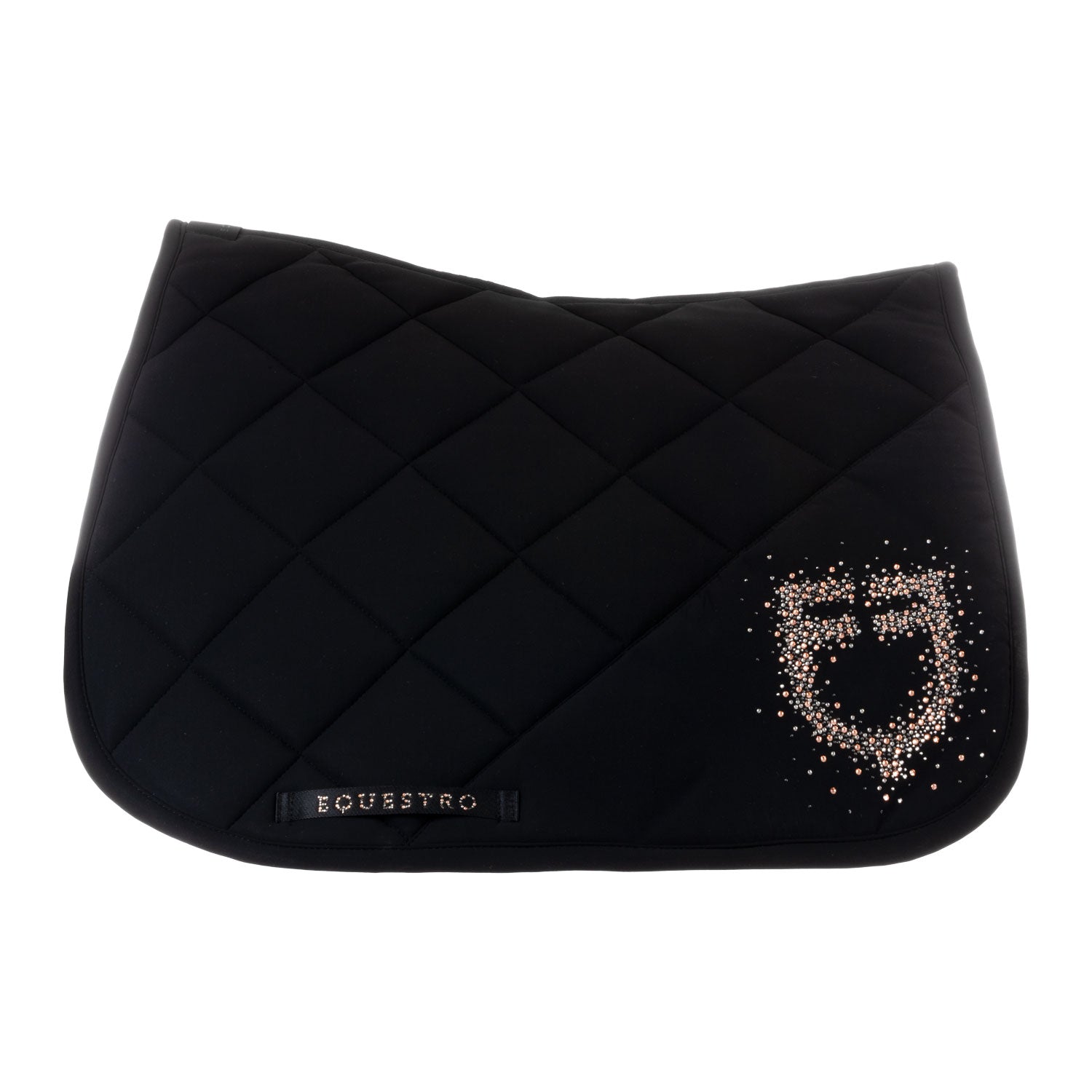 Tapis noir logo RHINESTONE - EQUESTRO