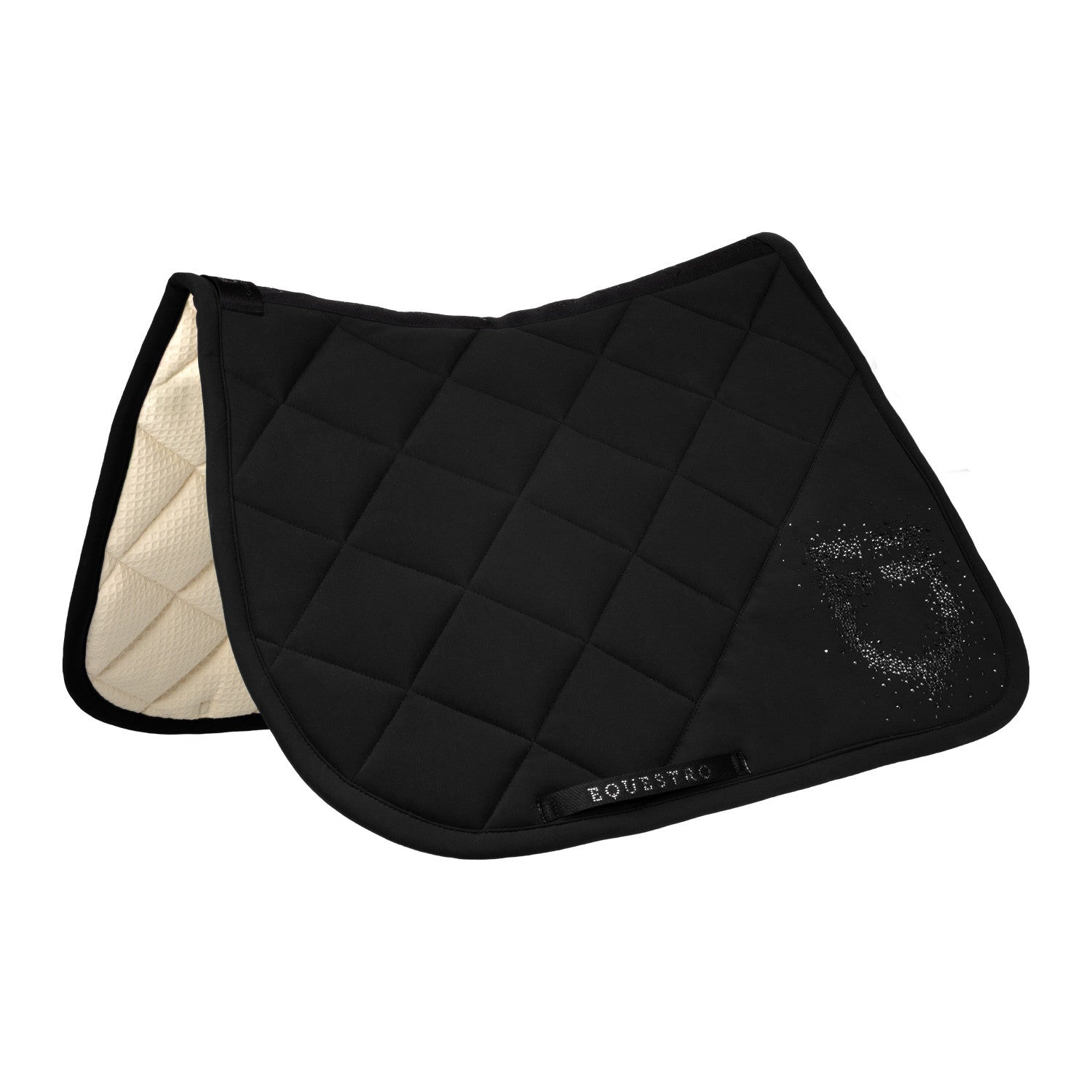 Tapis noir logo RHINESTONE - EQUESTRO
