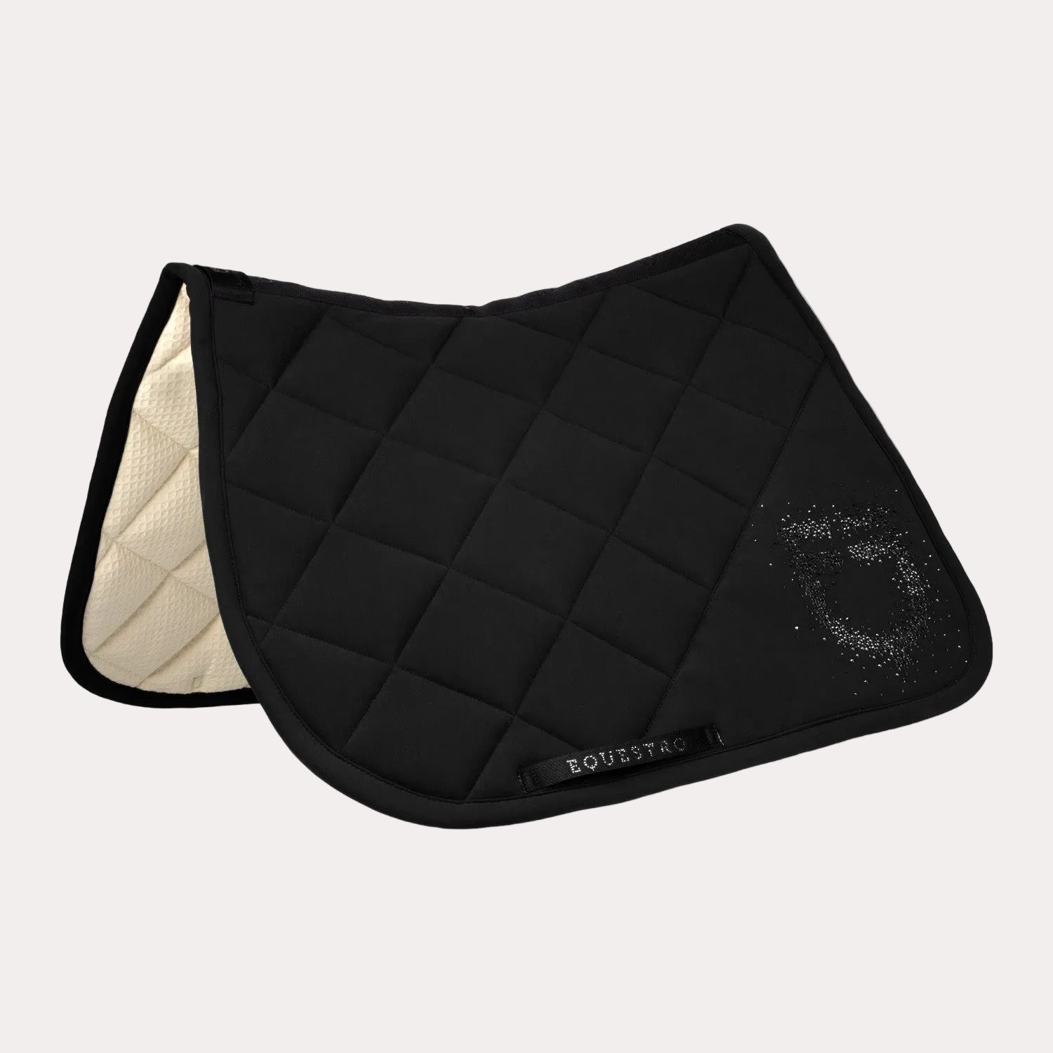 Tapis noir logo RHINESTONE - EQUESTRO