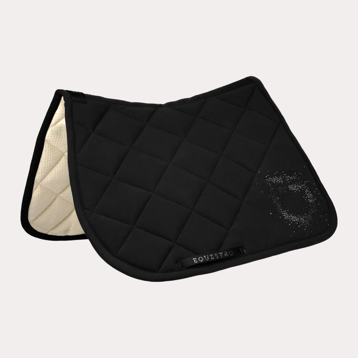 Tapis noir logo RHINESTONE - EQUESTRO