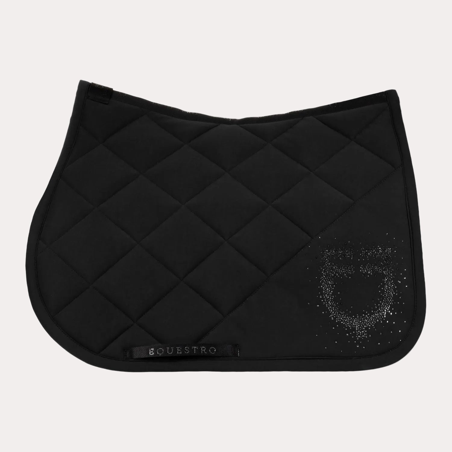 Tapis noir logo RHINESTONE - EQUESTRO