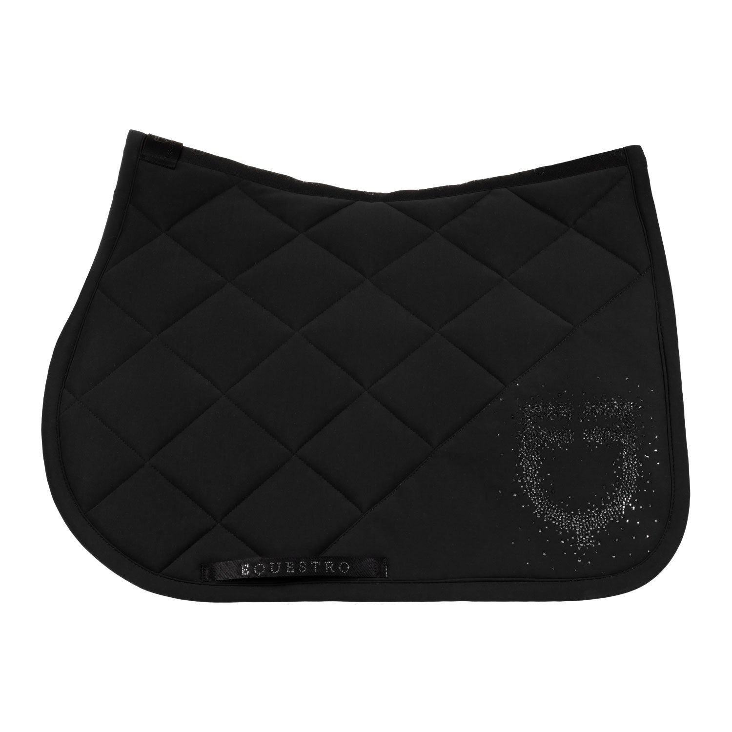 Tapis noir logo RHINESTONE - EQUESTRO