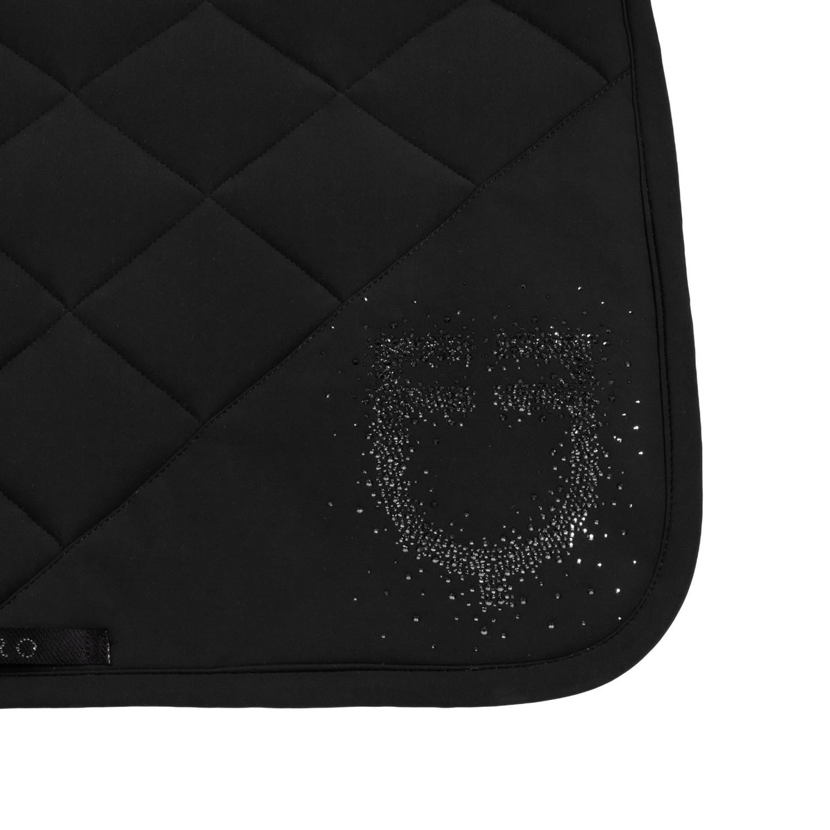 Tapis noir logo RHINESTONE - EQUESTRO