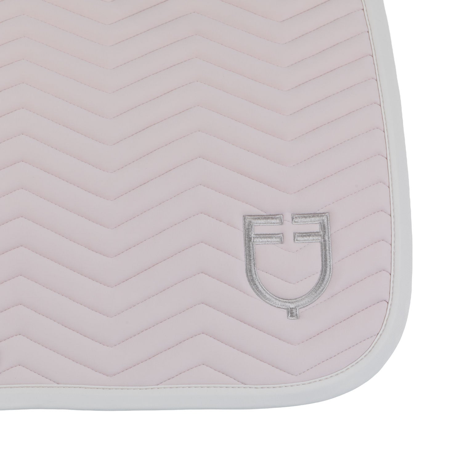 Tapis de selle de saut avec matelassage à vagues (hushed violet/white sand) - EQUESTRO