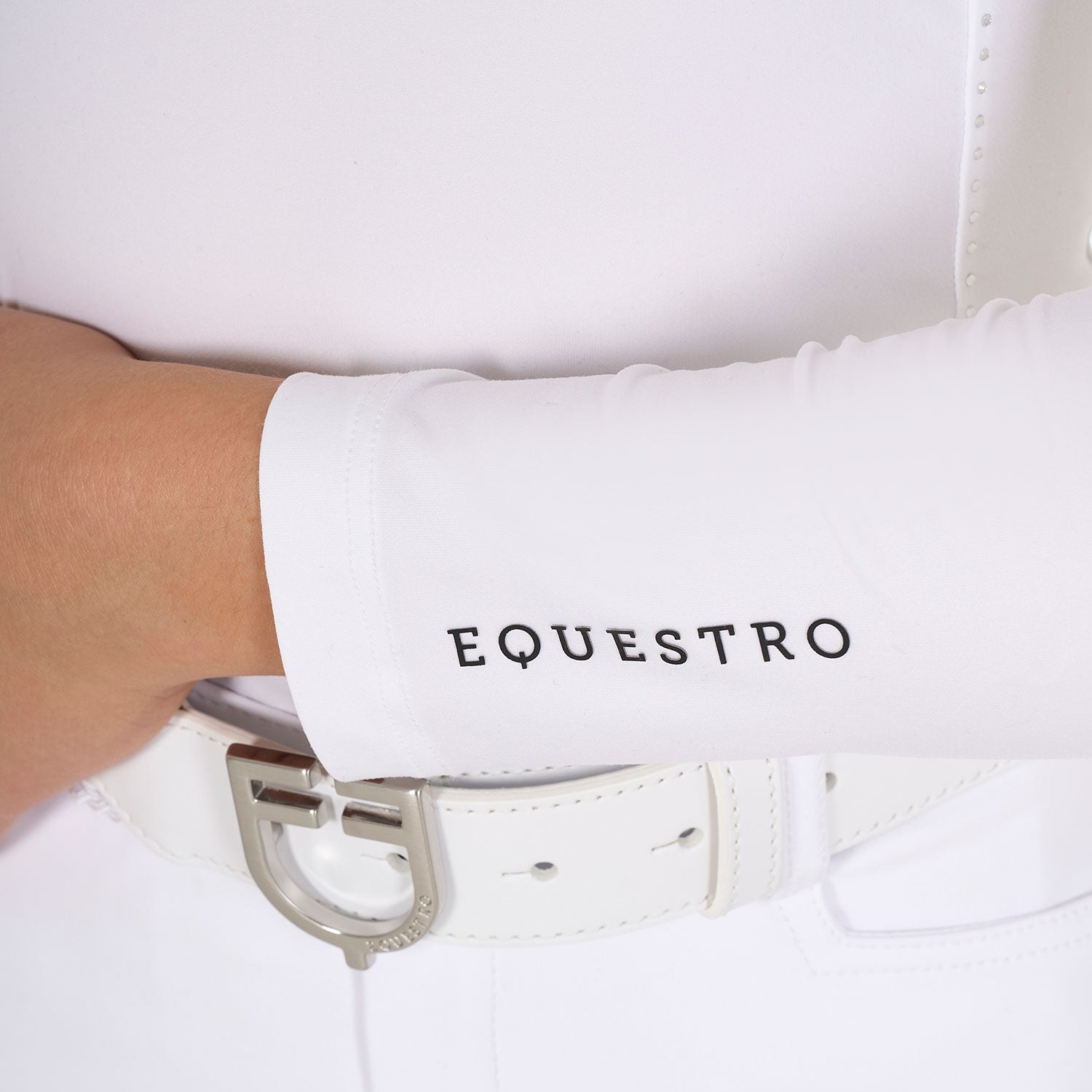 Polo fille avec strass - EQUESTRO