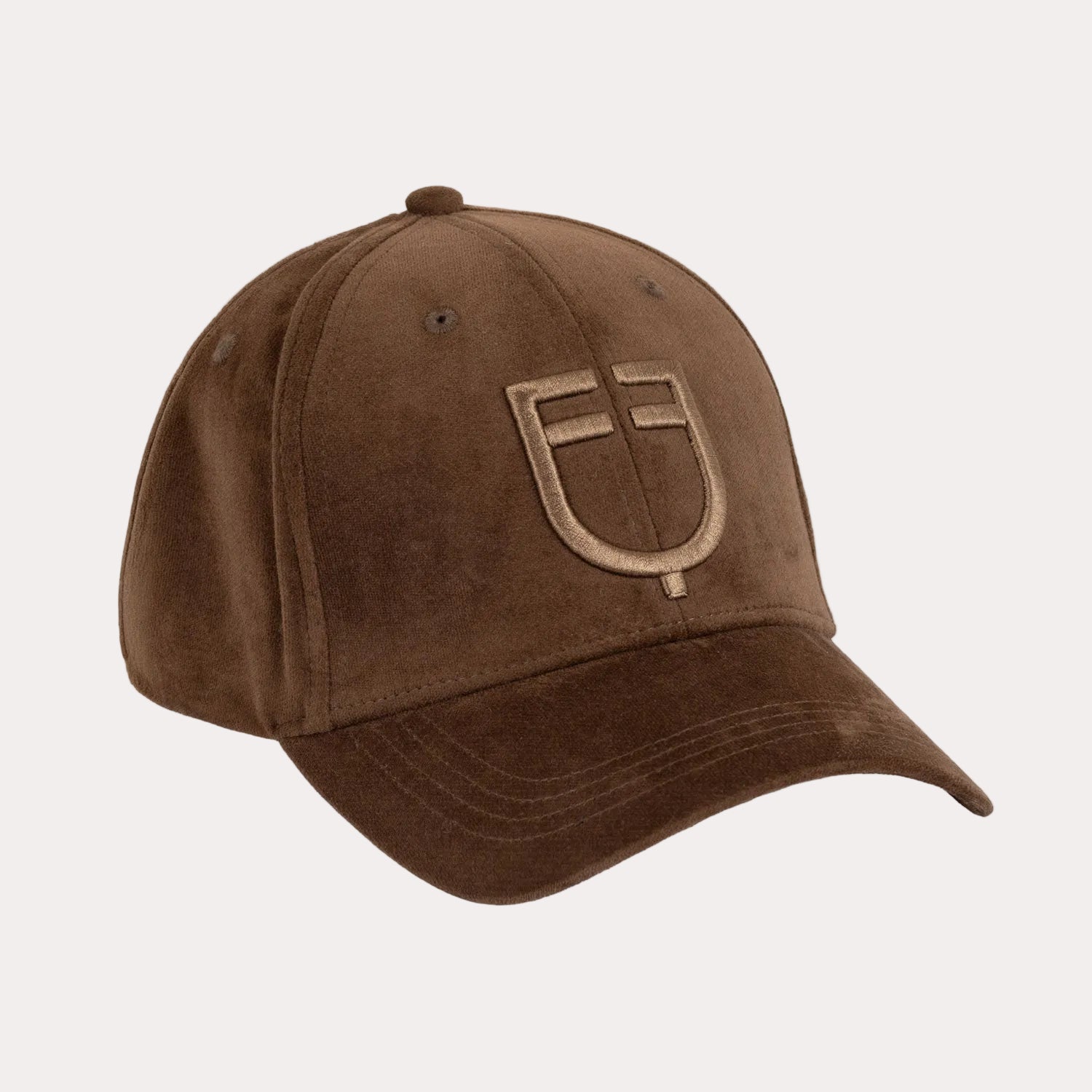 Casquette unisexe en tissu effet velours - EQUESTRO