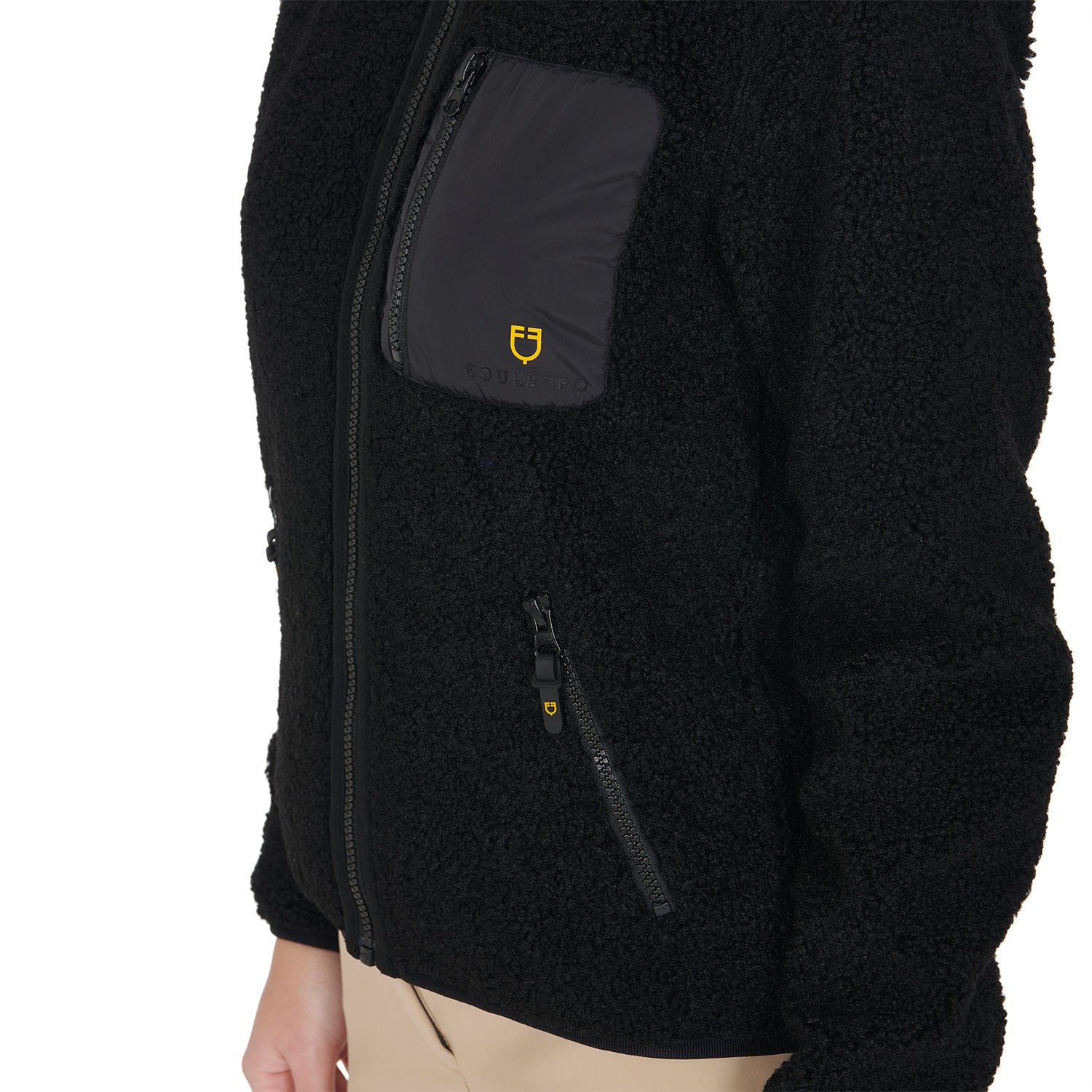 Veste polaire noir - EQUESTRO